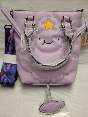 Boxlunch Adventure Time Space Princess Lumpy Purse Handbag Crossbody Mini Tote